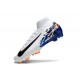 Nike Air Zoom Mercurial Superfly 10 Elite FG Vit Blå Svart