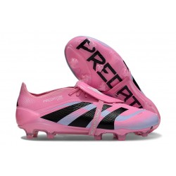 adidas Predator Elite Fold Over Tongue FG fotbollsskor Rosa Svart
