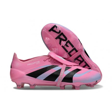 adidas Predator Elite Fold Over Tongue FG fotbollsskor Rosa Svart