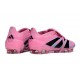 adidas Predator Elite Fold Over Tongue FG fotbollsskor Rosa Svart