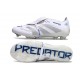 adidas Predator Elite Fold Over Tongue FG fotbollsskor Vit Silver Blå