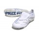 adidas Predator Elite Fold Over Tongue FG fotbollsskor Vit Silver Blå