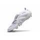 adidas Predator Elite Fold Over Tongue FG fotbollsskor Vit Silver Blå