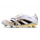 adidas Predator Elite Fold Over Tongue FG fotbollsskor Vit Svart Guld