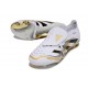 adidas Predator Elite Fold Over Tongue FG fotbollsskor Vit Svart Guld