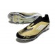 adidas F50 Elite Snörlös FG Guld Svart Vit