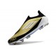 adidas F50 Elite Snörlös FG Guld Svart Vit