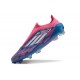 adidas F50 Elite Snörlös FG Blå Vit Rosa