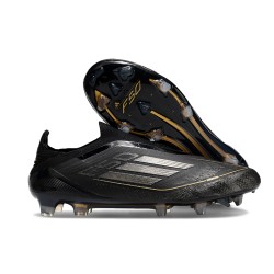 adidas F50 Elite Snörlös FG Svart