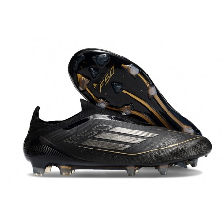 adidas F50 Elite Snörlös FG Svart