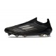 adidas F50 Elite Snörlös FG Svart