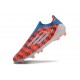 adidas F50 Elite Snörlös FG Röd Blå Vit