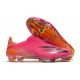 adidas X Ghosted + FG Fotbollsskor Superspectral - Rosa Svart Orange