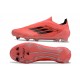 adidas F50 Elite Snörlös FG Orange Svart