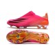 adidas X Ghosted + FG Fotbollsskor Superspectral - Rosa Svart Orange