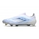 adidas F50 Elite Snörlös FG Vit Blå