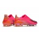 adidas X Ghosted + FG Fotbollsskor Superspectral - Rosa Svart Orange