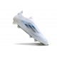adidas F50 Elite Snörlös FG Vit Blå