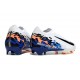 Nike Air Zoom Mercurial Vapor XVI Elite FG Vit Svart Blå