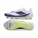 adidas F50 Elite Snörlös FG X Messi Vit Svart Lila