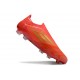 adidas F50 Elite Snörlös FG Röd Guld
