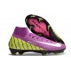 Nike Air Zoom Mercurial Superfly 10 Elite FG Lila Gul Vit