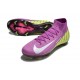 Nike Air Zoom Mercurial Superfly 10 Elite FG Lila Gul Vit