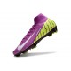 Nike Air Zoom Mercurial Superfly 10 Elite FG Lila Gul Vit