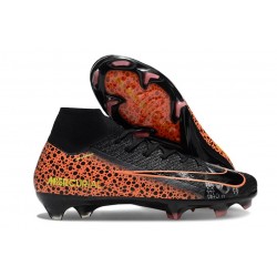 Nike Air Zoom Mercurial Superfly 10 Elite FG Svart Orange Gul