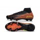 Nike Air Zoom Mercurial Superfly 10 Elite FG Svart Orange Gul