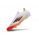 adidas F50 Elite Snörlös FG Vit Röd Svart