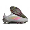 adidas F50 Elite Snörlös FG Grå Rosa