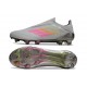 adidas F50 Elite Snörlös FG Grå Rosa