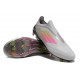 adidas F50 Elite Snörlös FG Grå Rosa