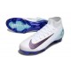 Nike Air Zoom Mercurial Superfly 10 Elite FG Vit Blå Svart