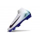 Nike Air Zoom Mercurial Superfly 10 Elite FG Vit Blå Svart