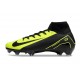 Nike Air Zoom Mercurial Superfly 10 Elite FG Svart Gul