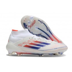 adidas F50 Elite Mid FG Vit Röd Blå