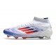 adidas F50 Elite Mid FG Vit Röd Blå