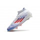 adidas F50 Elite Mid FG Vit Röd Blå