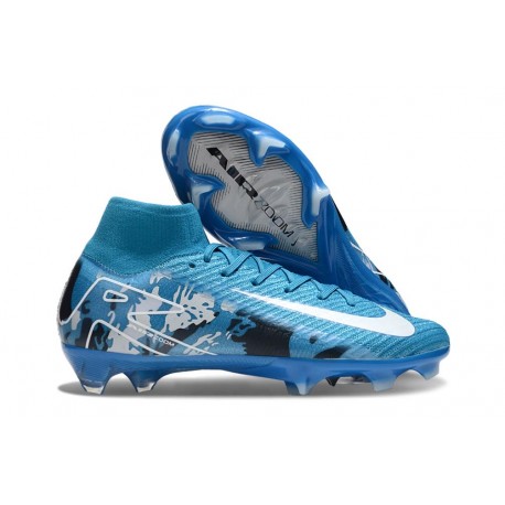 Nike Zoom Mercurial Superfly X Elite FG Blå Vit