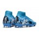 Nike Zoom Mercurial Superfly X Elite FG Blå Vit