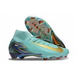 Nike Zoom Mercurial Superfly X Elite FG Blå Guld