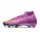 Nike Zoom Mercurial Superfly X Elite FG Lila Gul