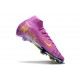 Nike Zoom Mercurial Superfly X Elite FG Lila Gul