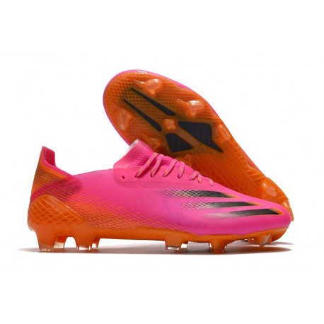 adidas X Ghosted .1 FG/AG Herr Superspectral - Rosa Svart Orange