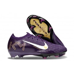 Nike Air Zoom Mercurial Vapor XVI Elite FG MBAPPE Lila Vit