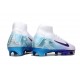 Nike Zoom Mercurial Superfly X Elite FG Vit Blå Lila