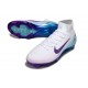 Nike Zoom Mercurial Superfly X Elite FG Vit Blå Lila