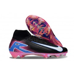 Nike Zoom Mercurial Superfly X Elite FG Svart Vit Rosa Blå